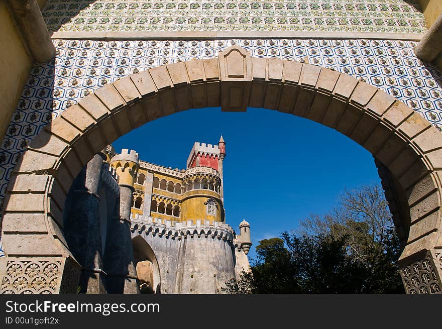 Palacio da Pena, Sintra, Portugal. Palacio da Pena, Sintra, Portugal