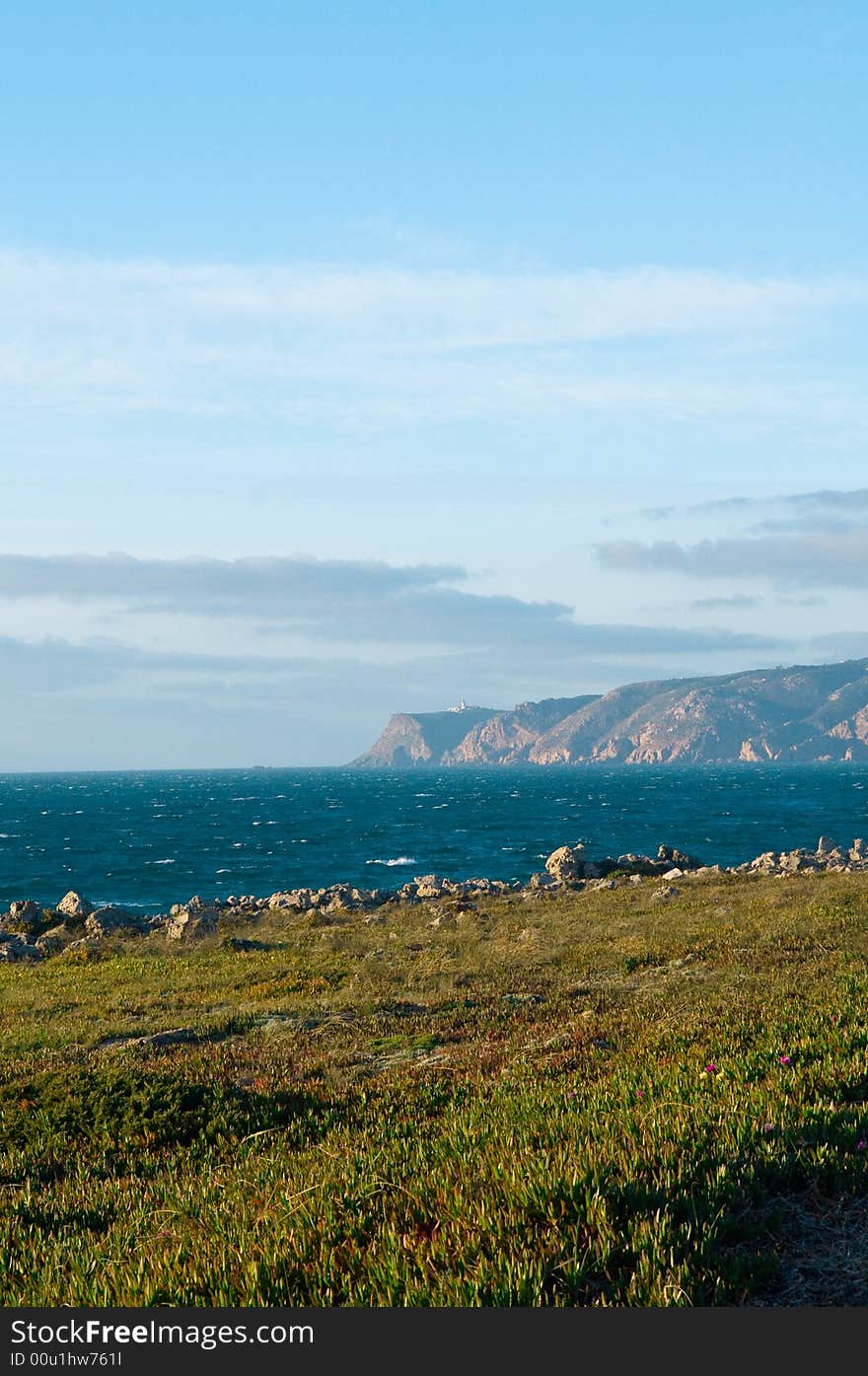 Roca Cape (Cabo da Roca) in Sintra, Portugal.