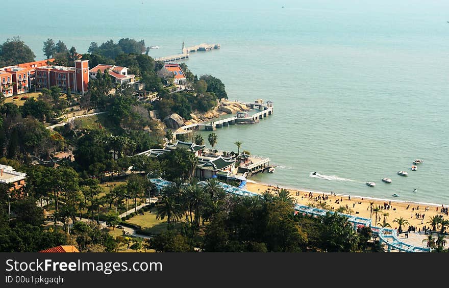 Sea coast taken from Xiamen, China.