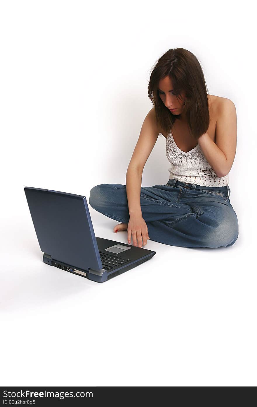 Girl With Laptop