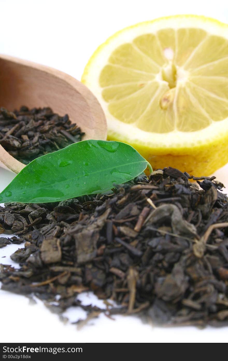 Herb dieting Green tea leaves