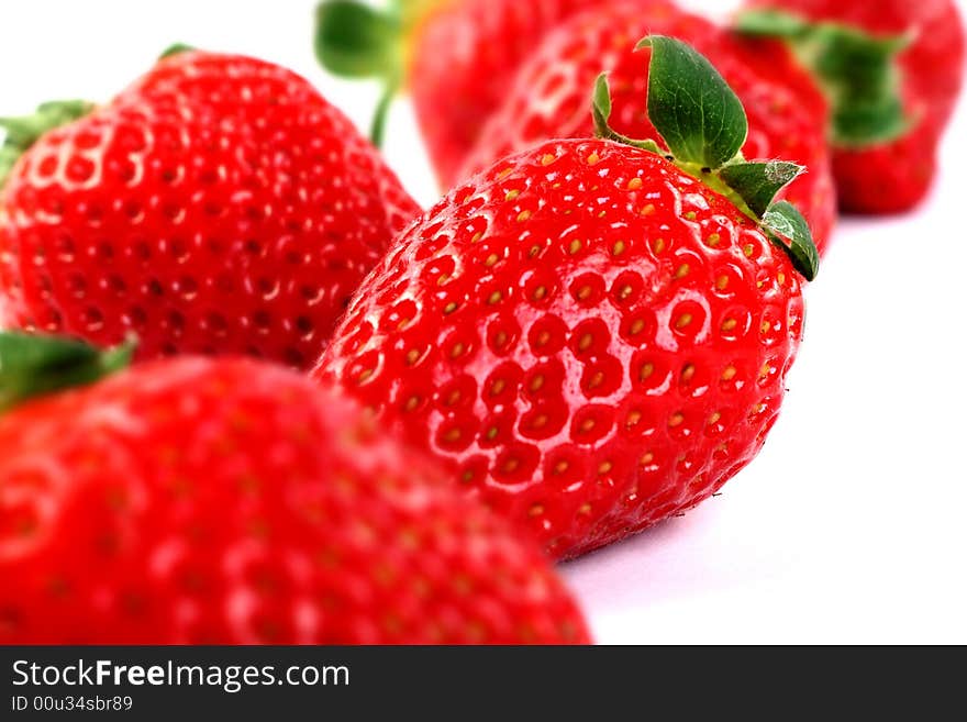 Isolated fruits - Strawberries