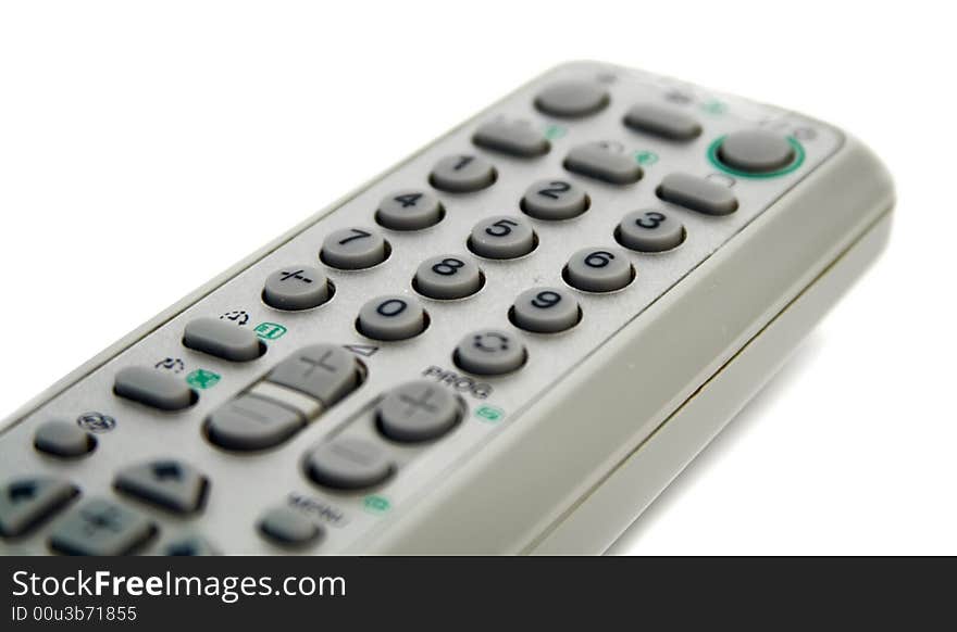 Unusual keyboard. Isolated on a white background