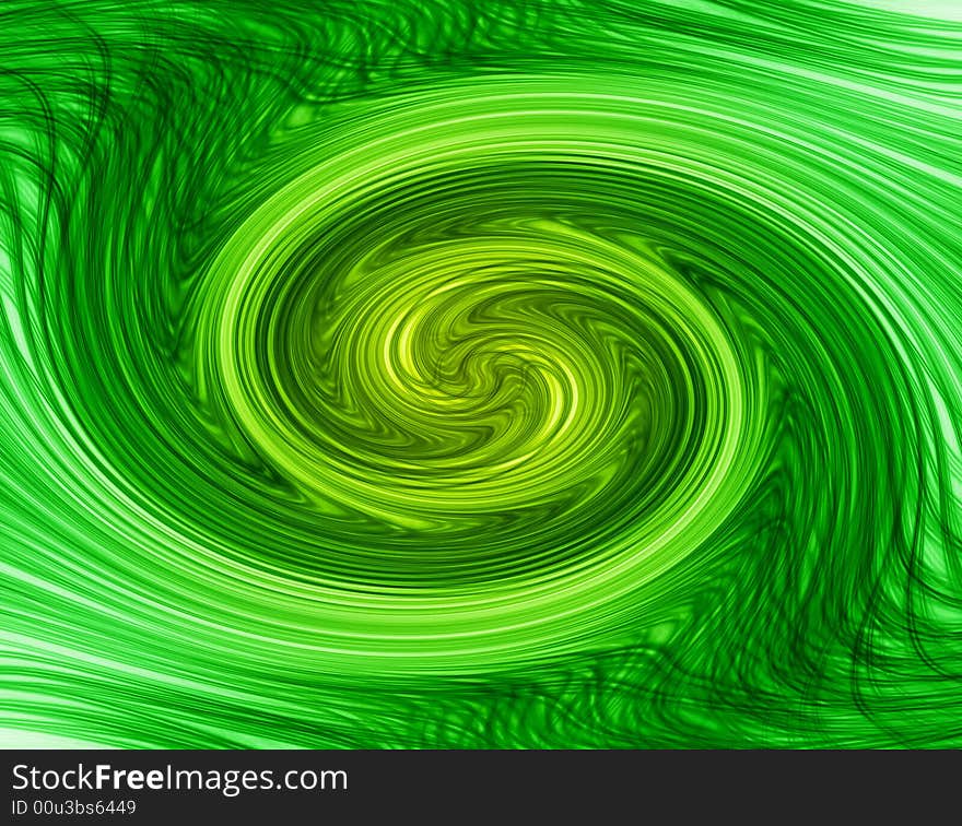 Abstract swirled backgroung in green colors. Abstract swirled backgroung in green colors