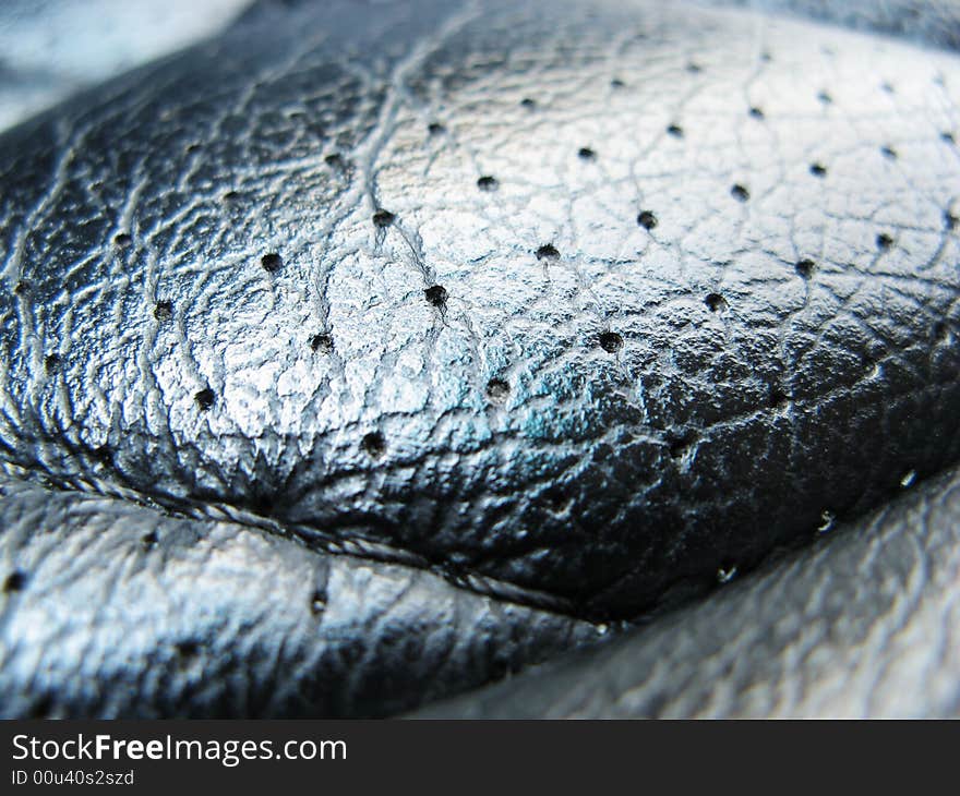 Black leather closeup, great for backgrounds