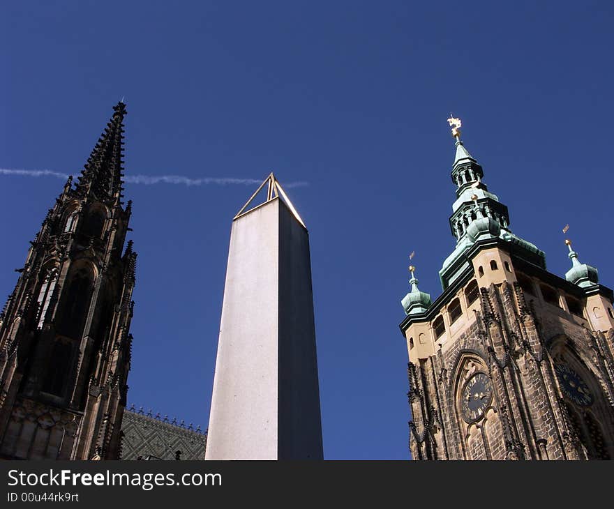 Gothic cathedral in Prague