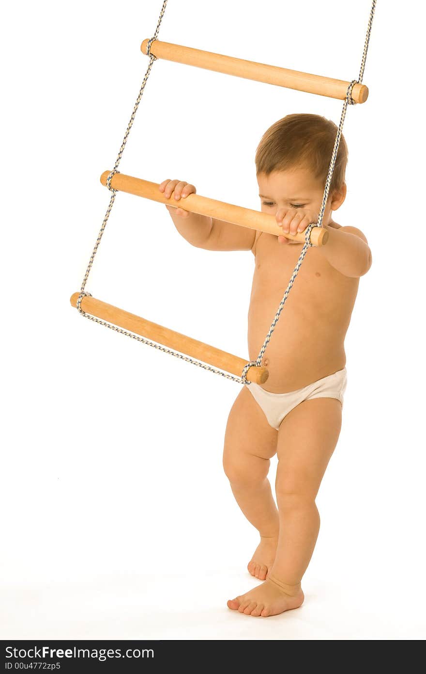 Boy With A Rope-ladder