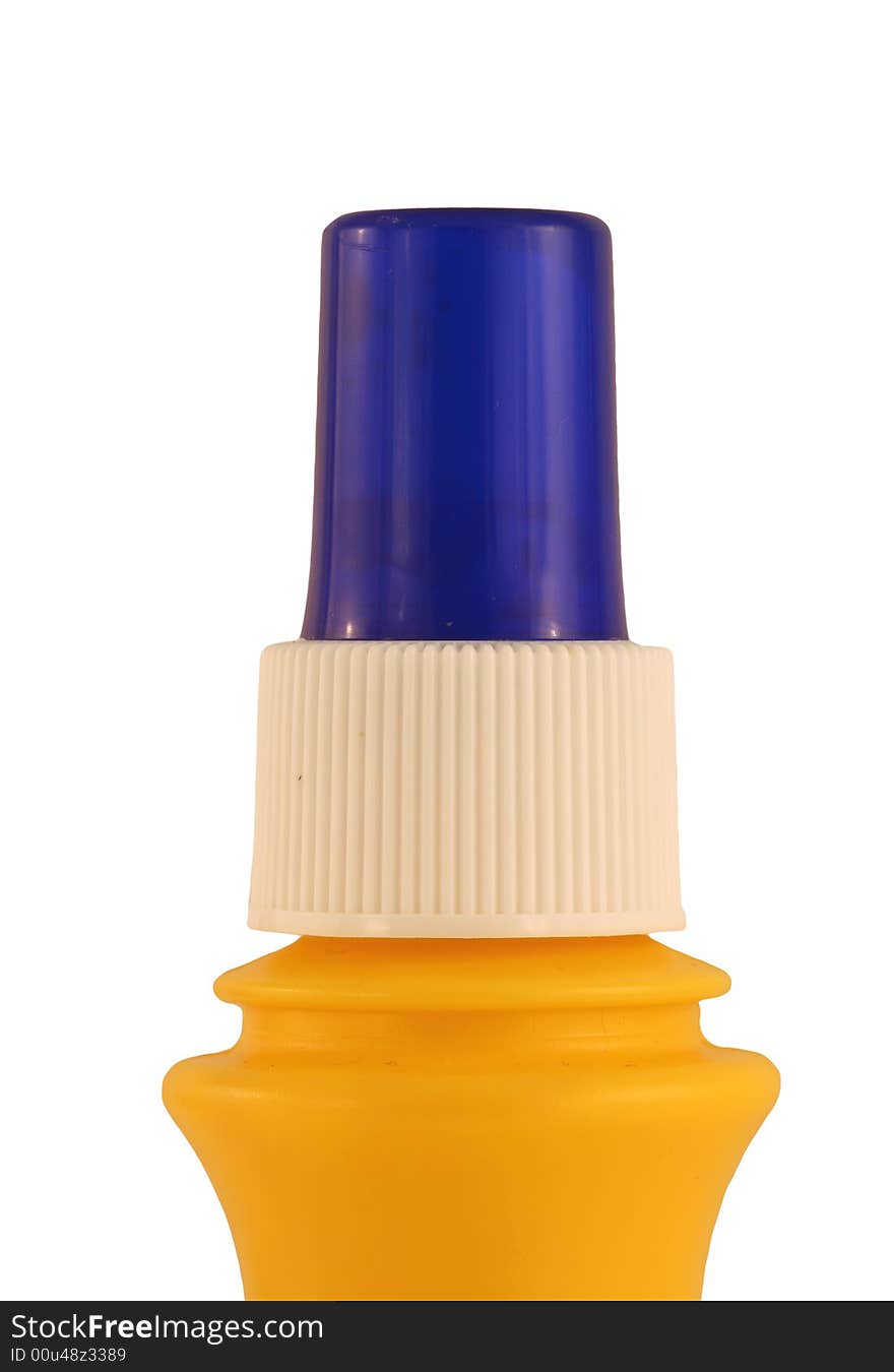 Isolated spray butter bottle