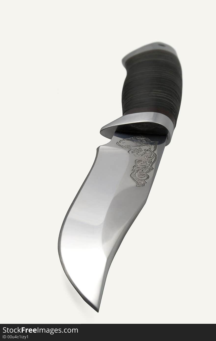 Sharp hunting knife