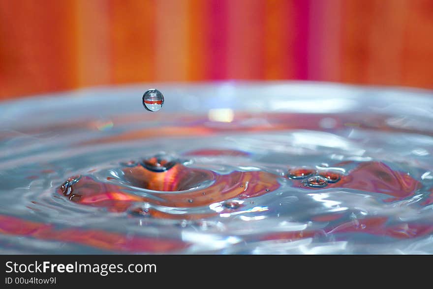 Abstract background of water splashing