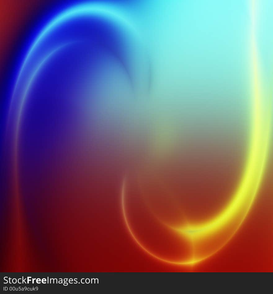 Abstract wavy background, computer generated. Abstract wavy background, computer generated