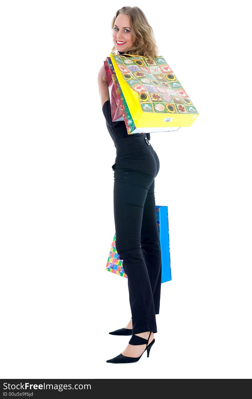 Expressive Woman Shopping