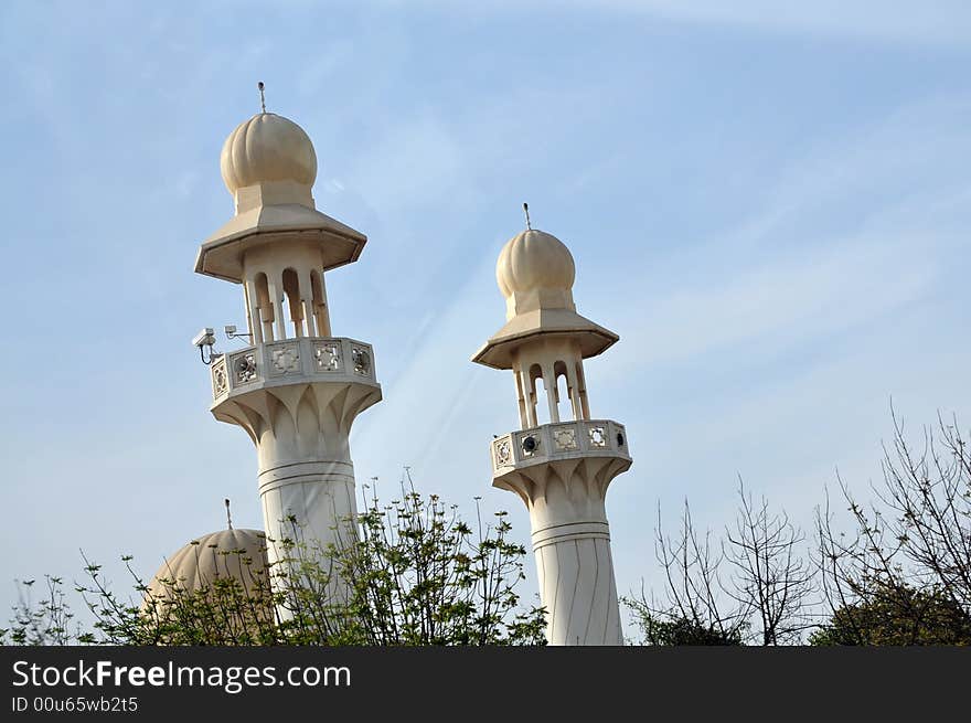 Two minars of a Masjid