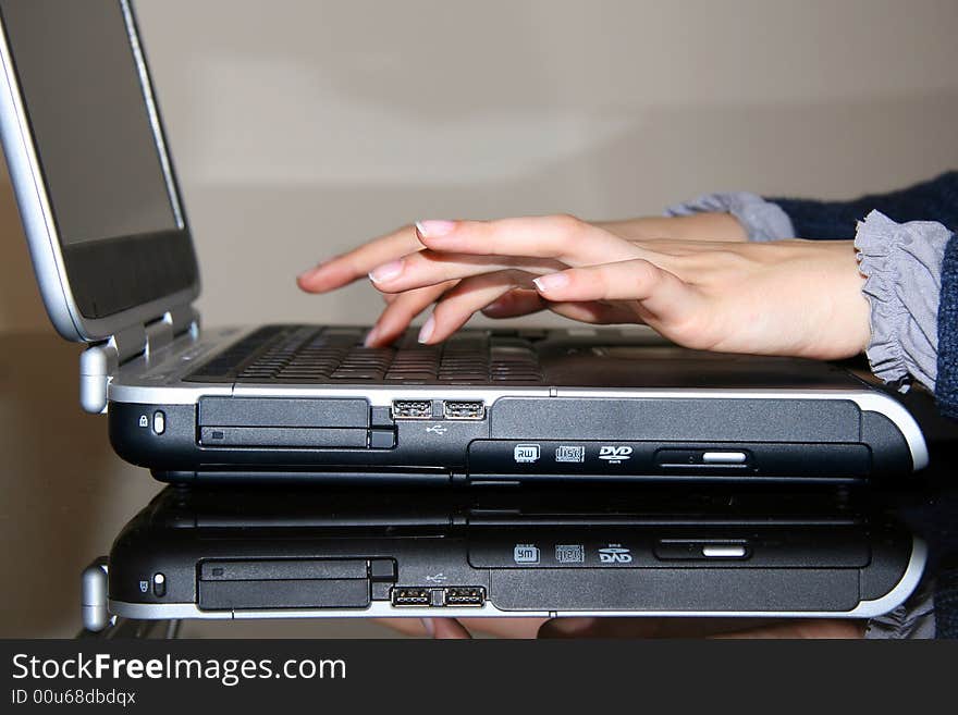 Hands on Laptop