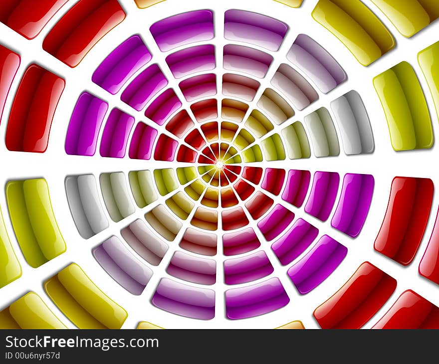 Abstract Circles Design