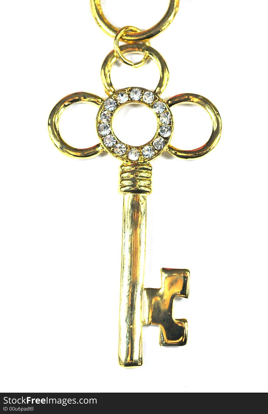 Beautiful key with diamond , key