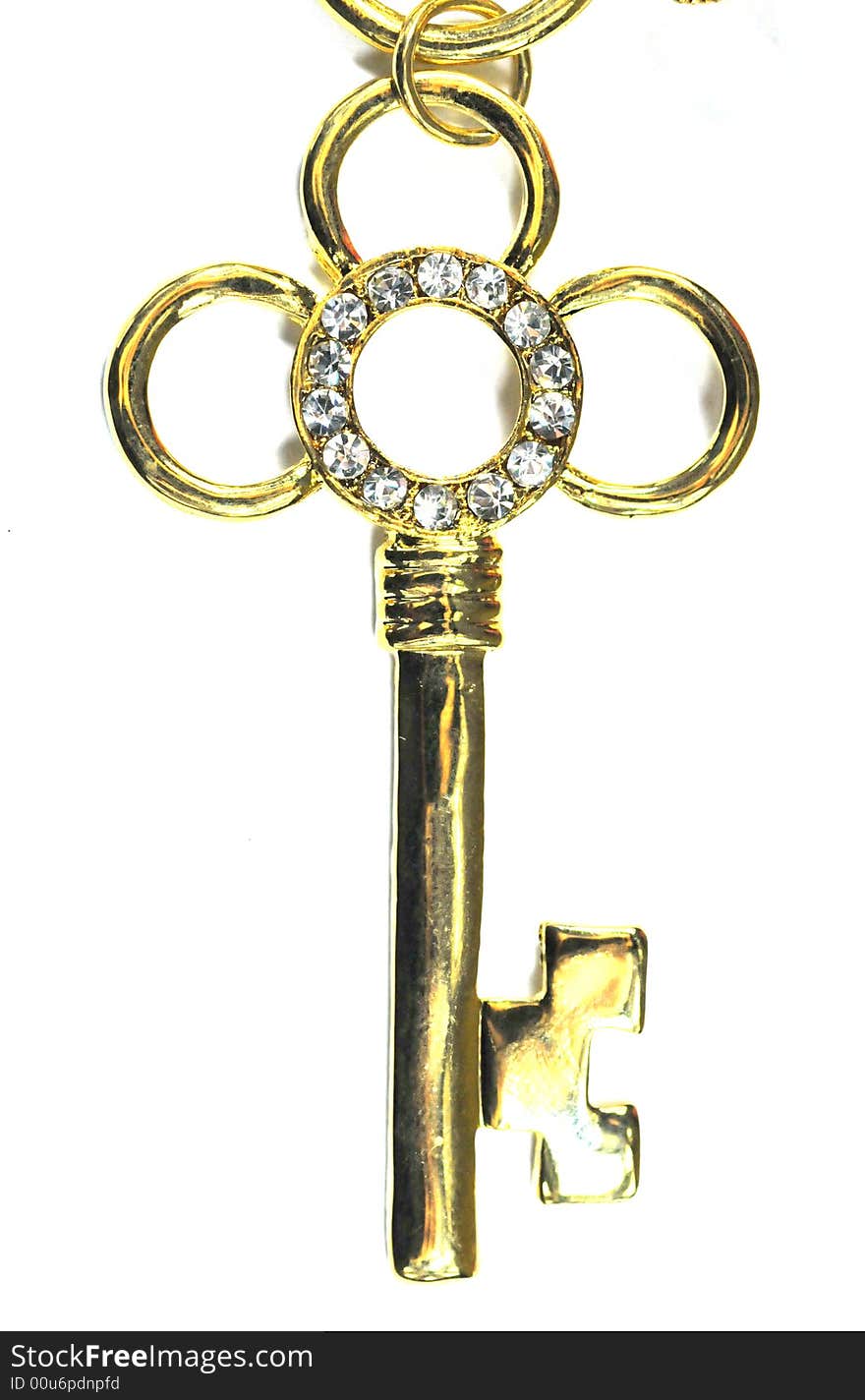 Beautiful key with diamond