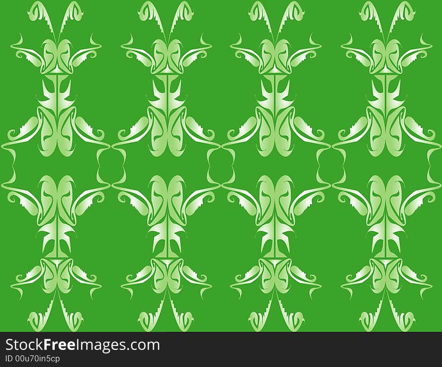 Vector wallpaper with elegant symbols. Vector wallpaper with elegant symbols