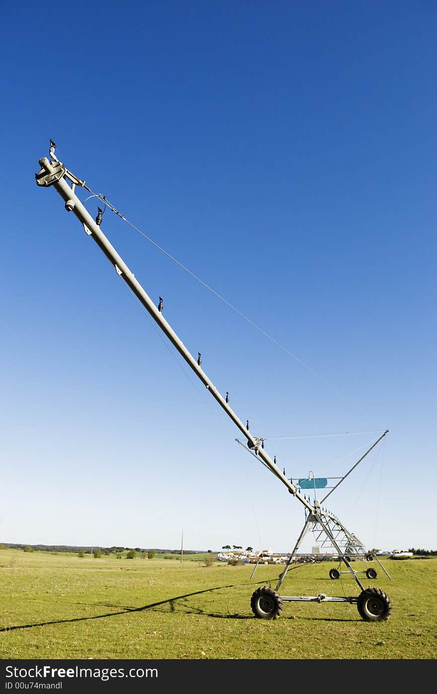 Resting irrigation pivot