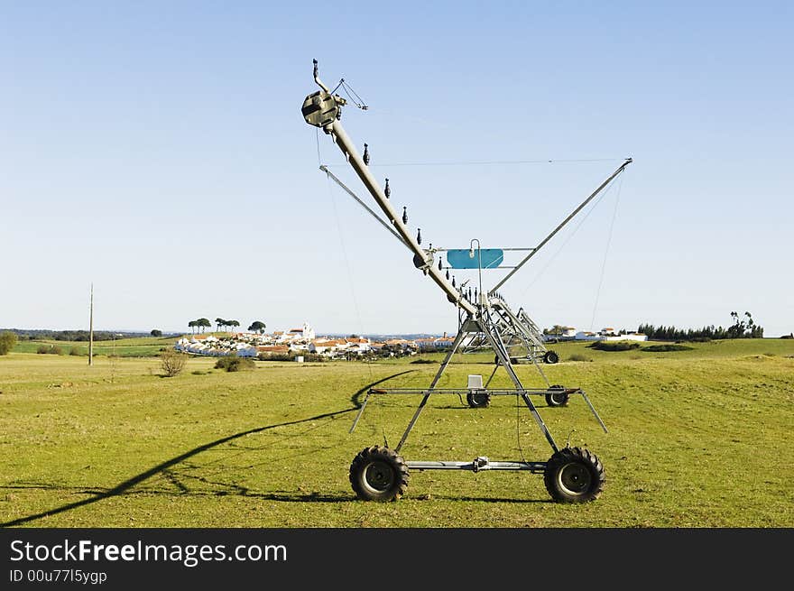 Resting irrigation pivot