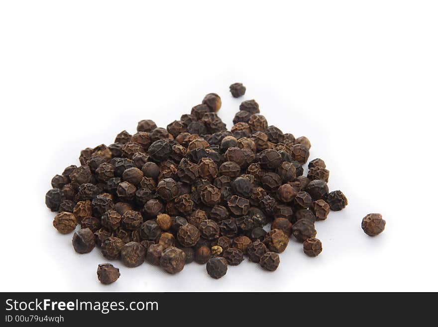 Black pepper polka dots