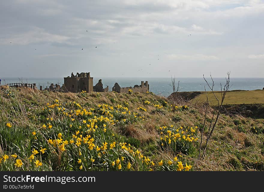 Dunnottar Castle ruins, South of Aberdeen, Scotland