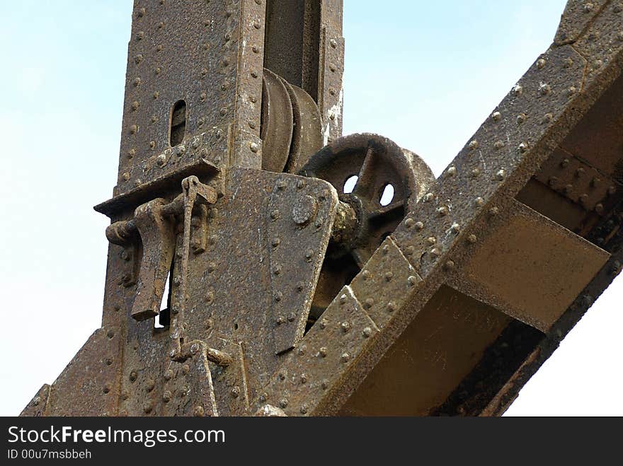 Detail of old crane