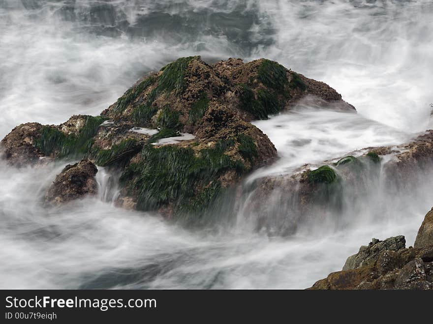 Water Splash at Big Sur. Water Splash at Big Sur