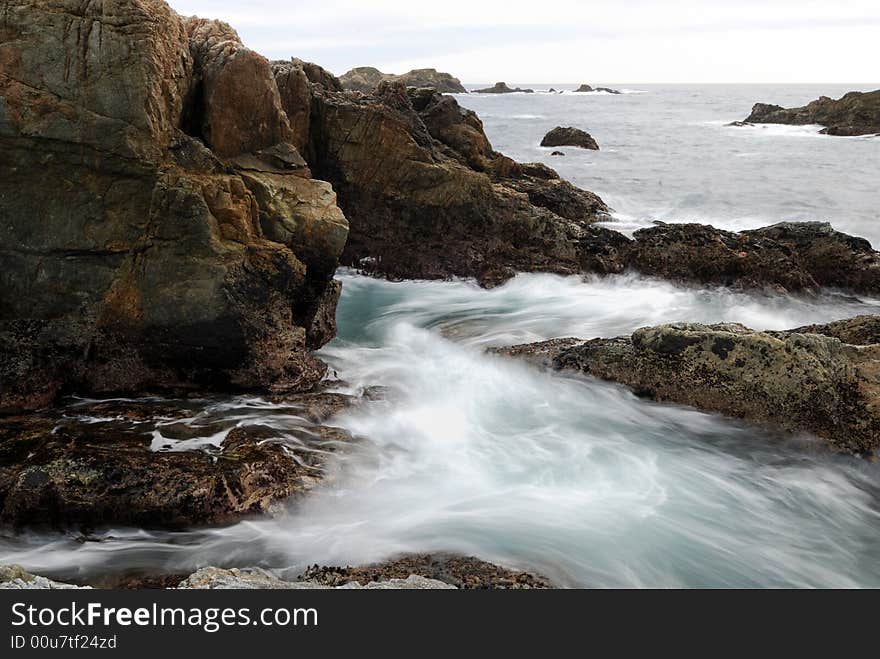 Water Splash at Big Sur. Water Splash at Big Sur