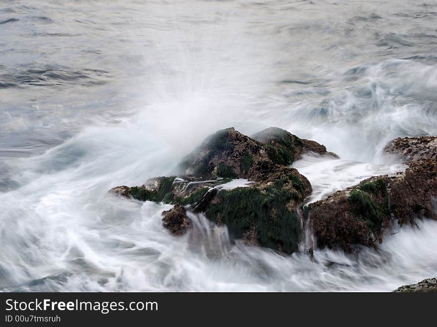 Water Splash at Big Sur. Water Splash at Big Sur