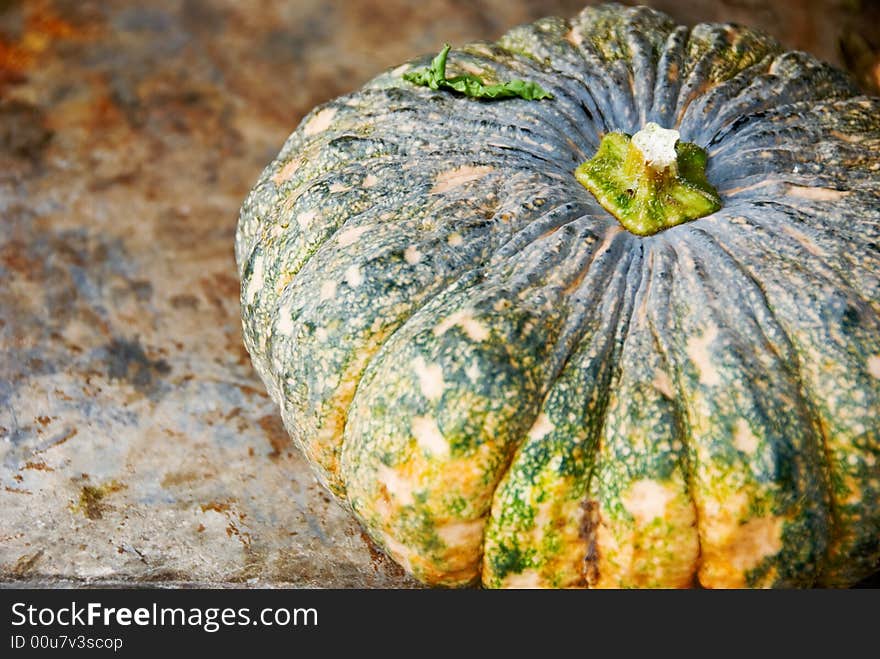 Very colorful looking pumpkin at asian market. Very colorful looking pumpkin at asian market