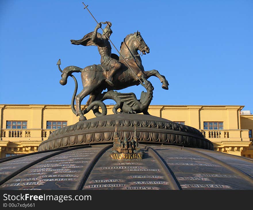 sculpture of the rider