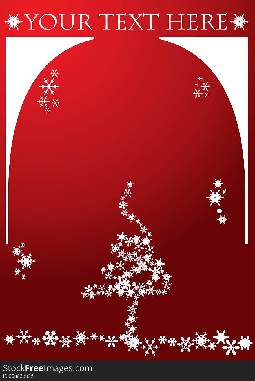 Christmas background with samlpe text