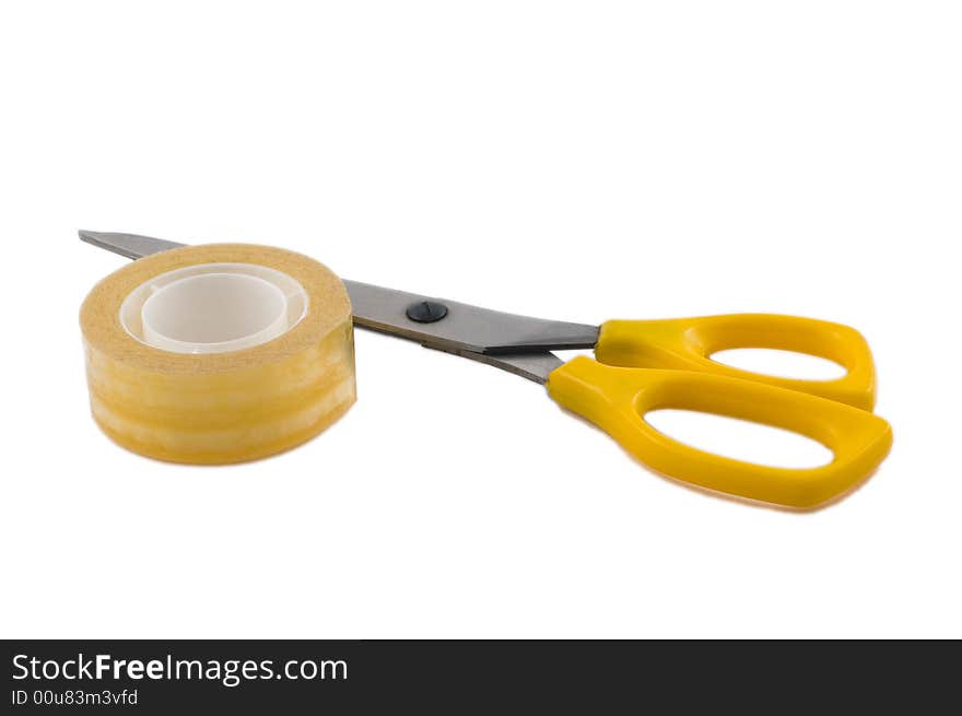 Tape and scissors