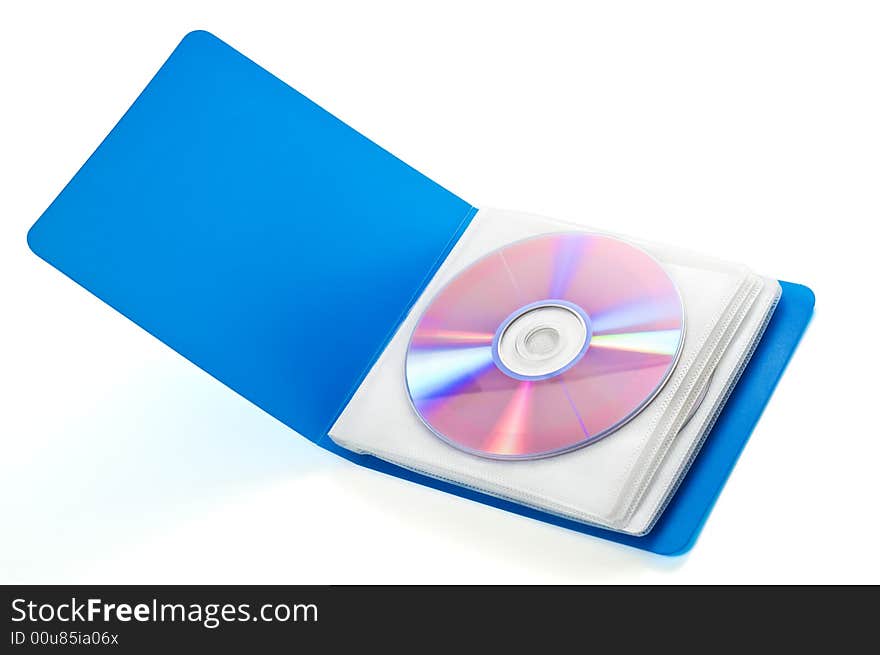 DVD isolated on a white background