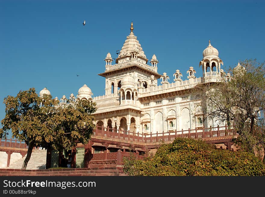 White palace in Jodpur, India