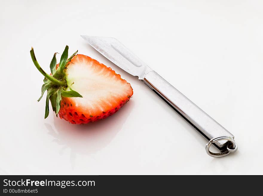 Close up of fresh succulent strawberries. Close up of fresh succulent strawberries