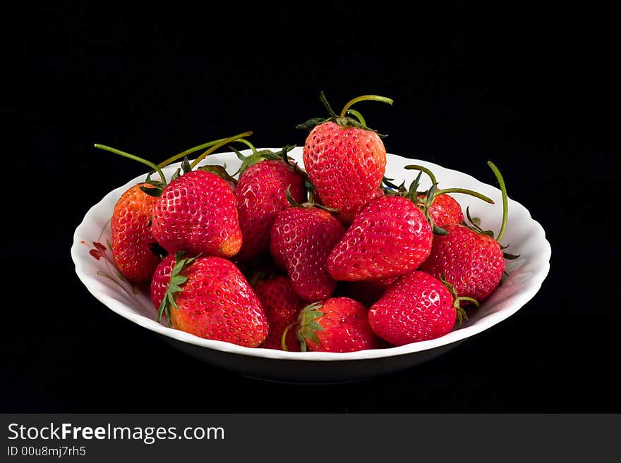 Close up of fresh succulent strawberries. Close up of fresh succulent strawberries