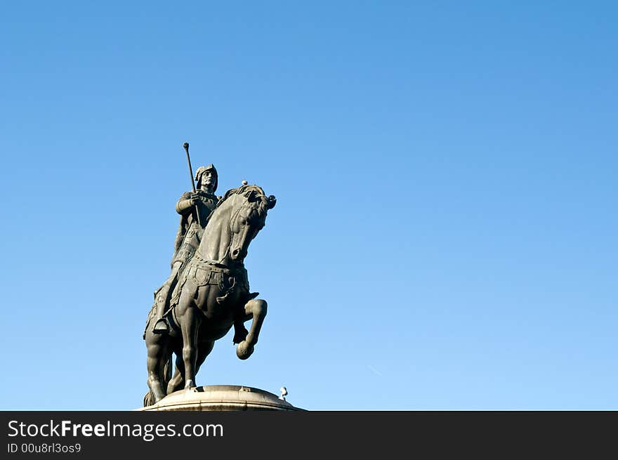 Statue of King Joao I, Lisbon, Portugal