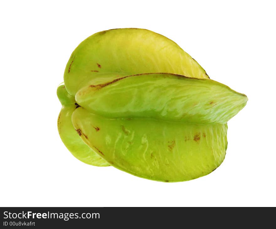 Averrhoa carambola. Exotic fruit.