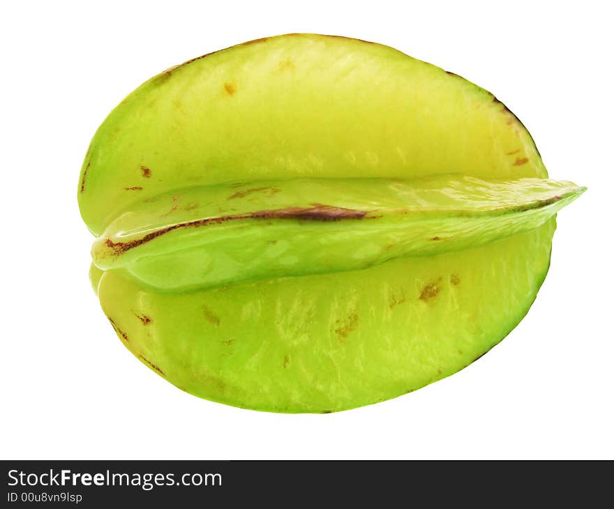 Averrhoa carambola. Exotic fruit.