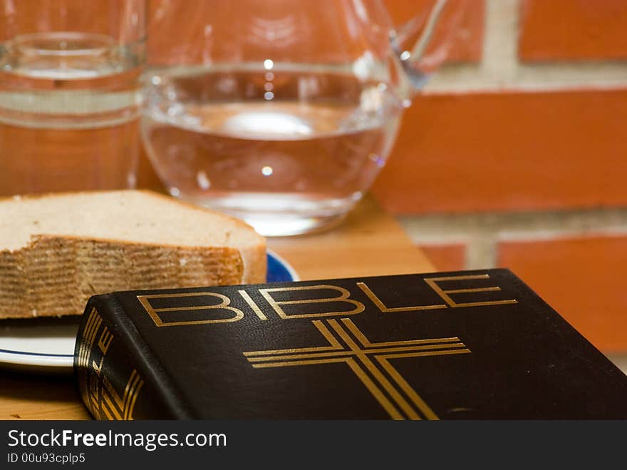 Repentance at bread, waters and Bible