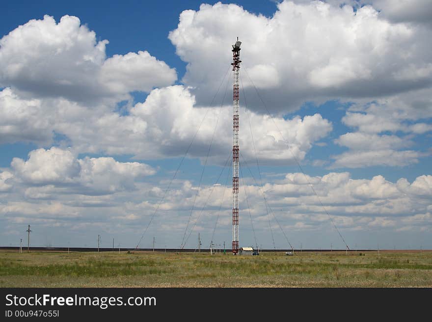 Mast in the field