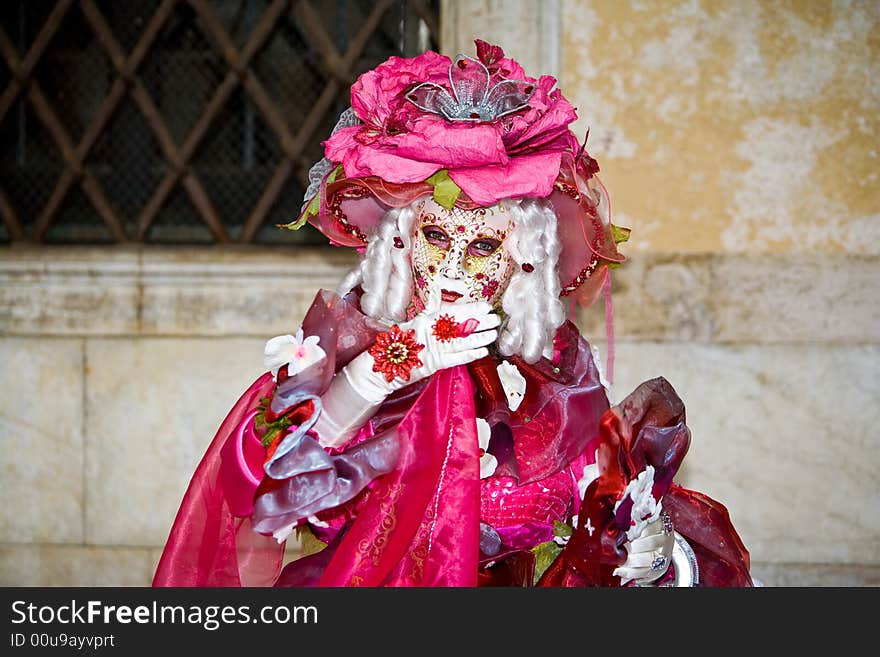 Pink Rose Mask