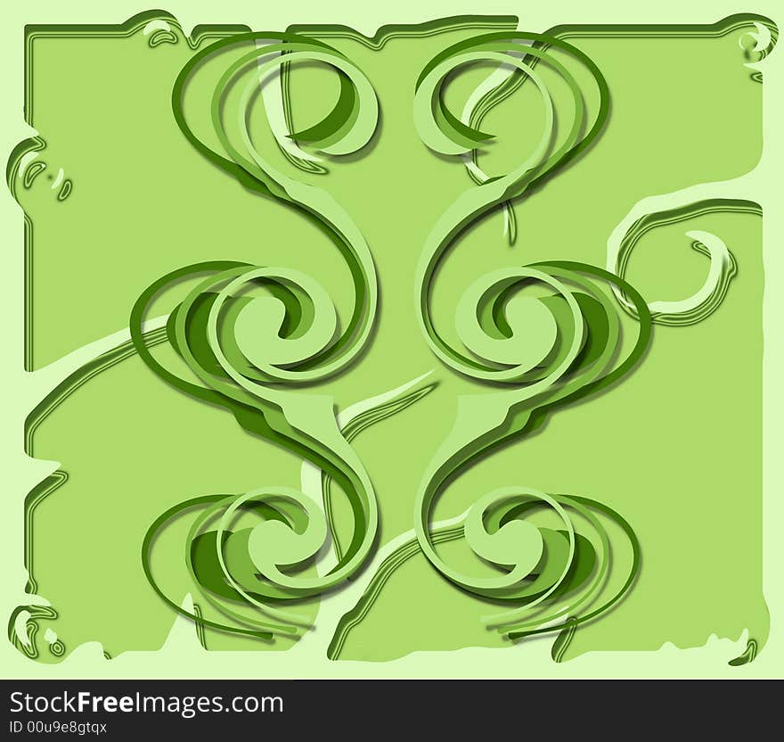 Twirly growing design with balanced and beautifully stylized shapes. evolving growing. Twirly growing design with balanced and beautifully stylized shapes. evolving growing