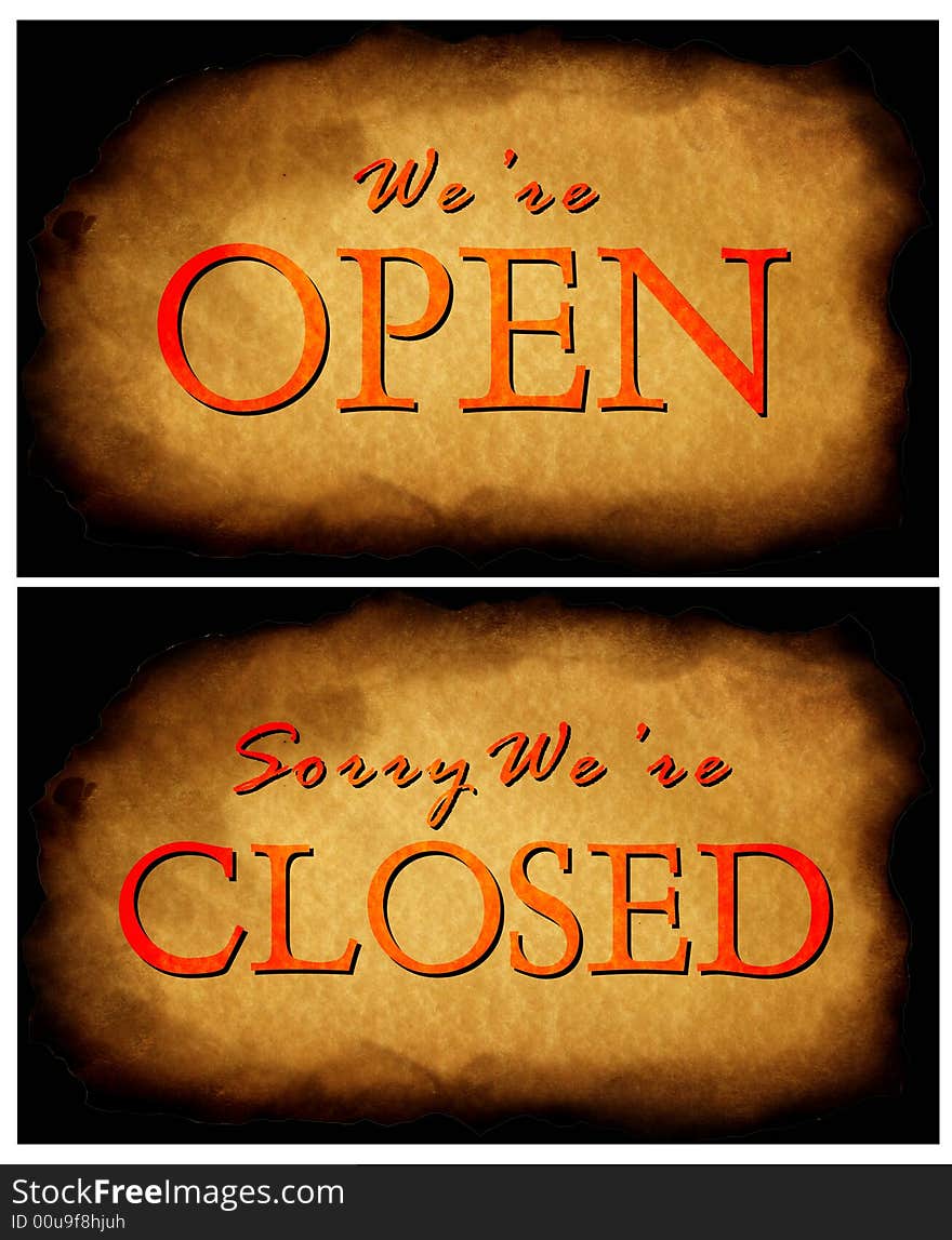 Closed & Open Tag