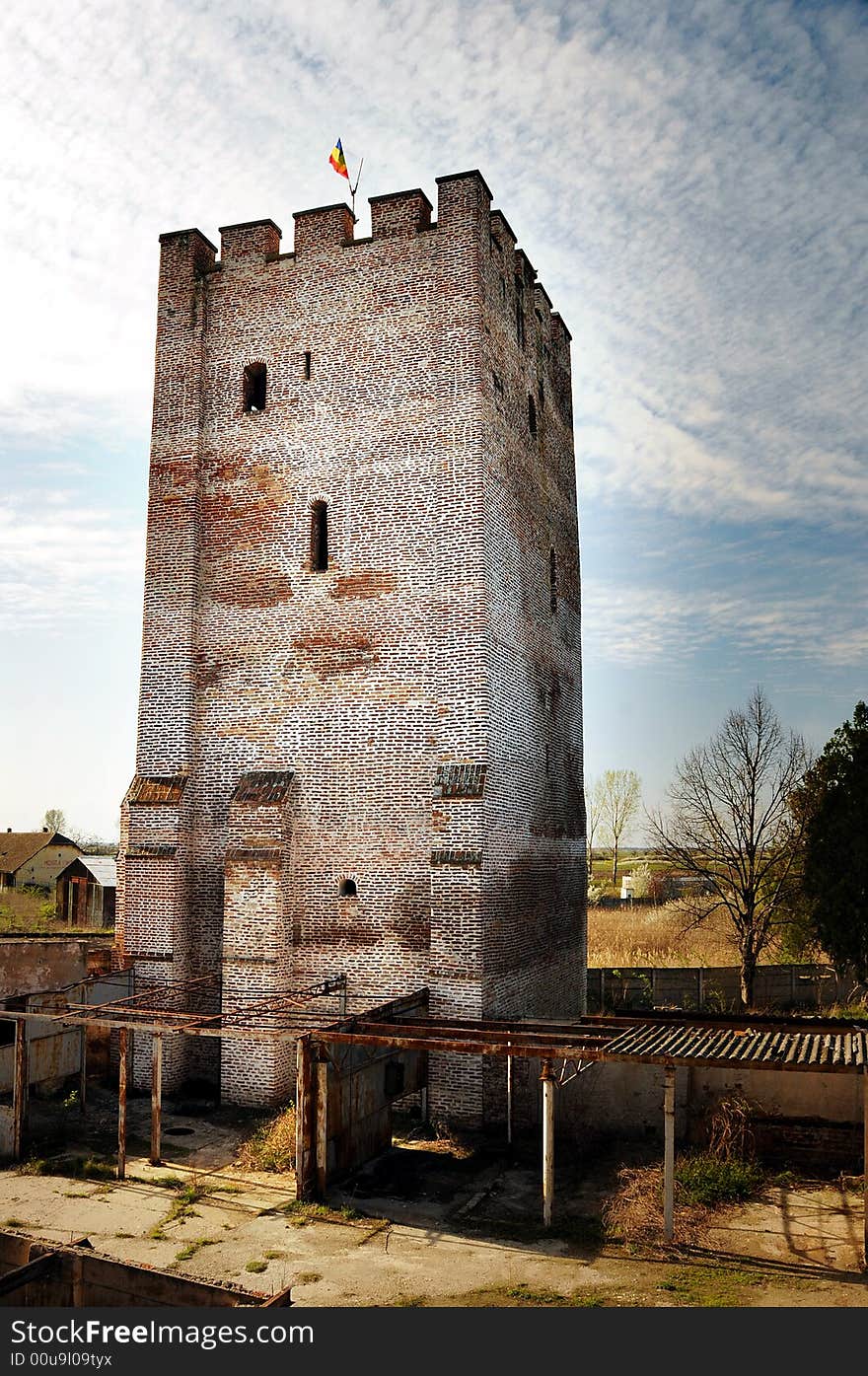 Details of an old turkish tower. Details of an old turkish tower