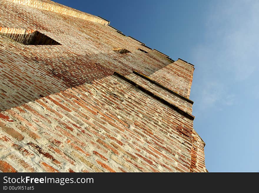 Details of an old turkish tower. Details of an old turkish tower