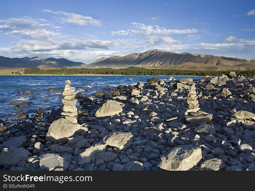 Lake Tekapo - Nez Zealand, South Island. Lake Tekapo - Nez Zealand, South Island