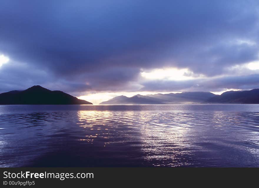 Lugu Lake in west of China. Lugu Lake in west of China